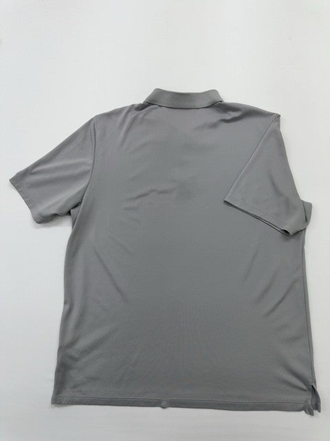 Adidas Men's Gray Polo Shirt – Size XL, Regular Fit, Logo