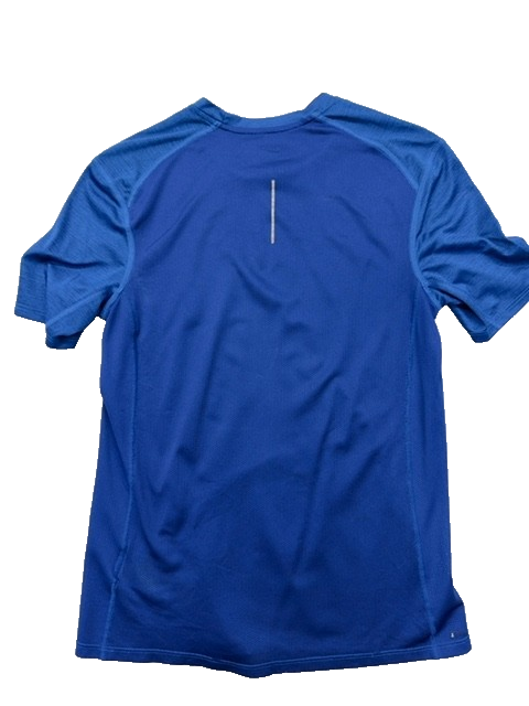Nike Men's Blue T-Shirt – Size S, Short Sleeve, Running