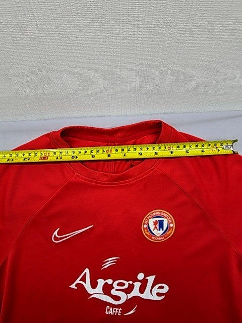 Nike Red Argyle Dri-FIT Jersey M Short Sleeve Crewneck