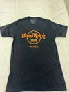 Hard Rock Cafe Unisex Navy T-Shirt – Size M, Medium 100 Crewneck medium