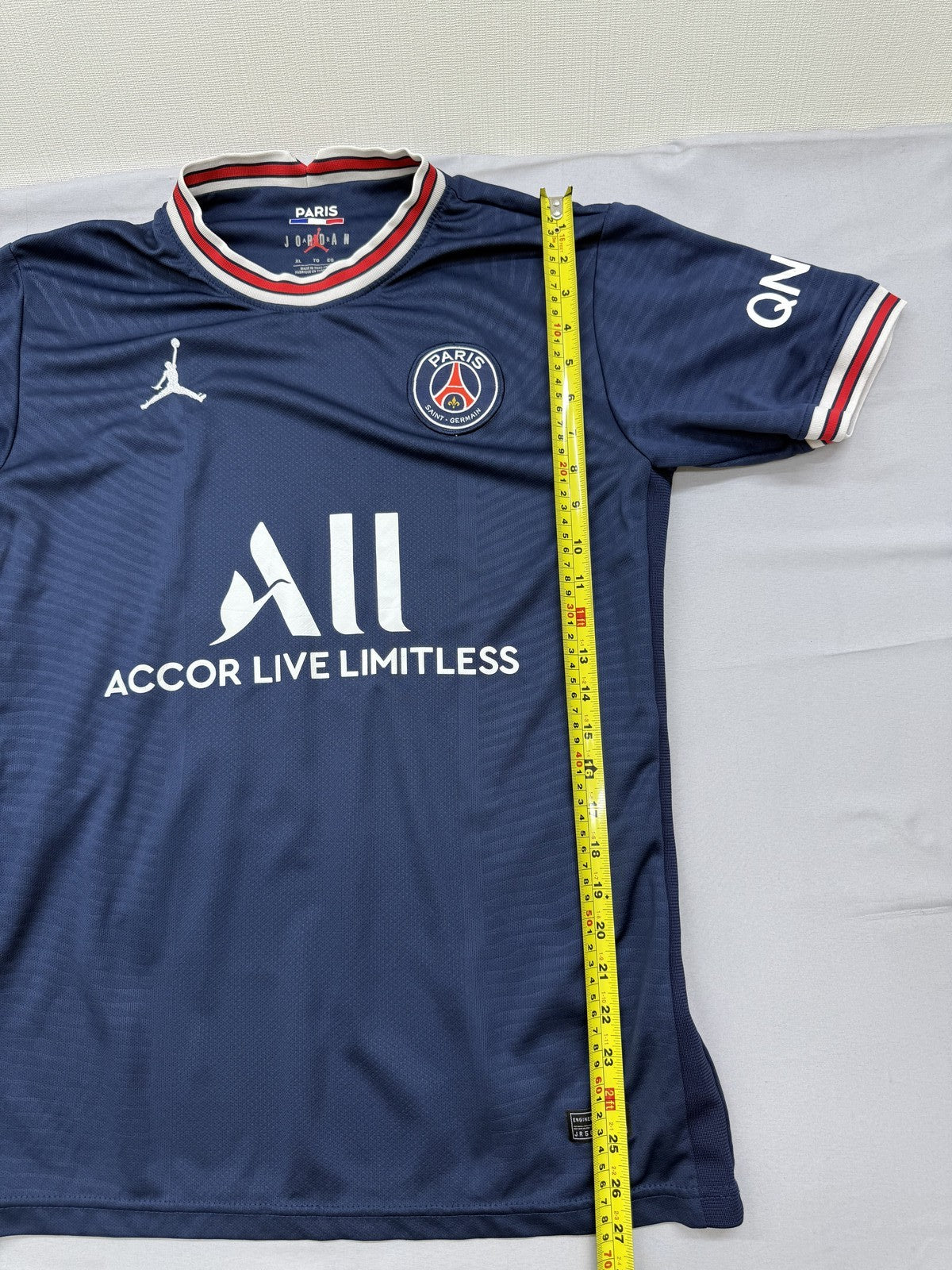 Jordan PSG Home Jersey XL Navy Dri-FIT 2020 Striped Men's