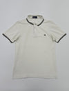 Fred Perry Men's White Polo Shirt – Size S, Regular Fit, Logo