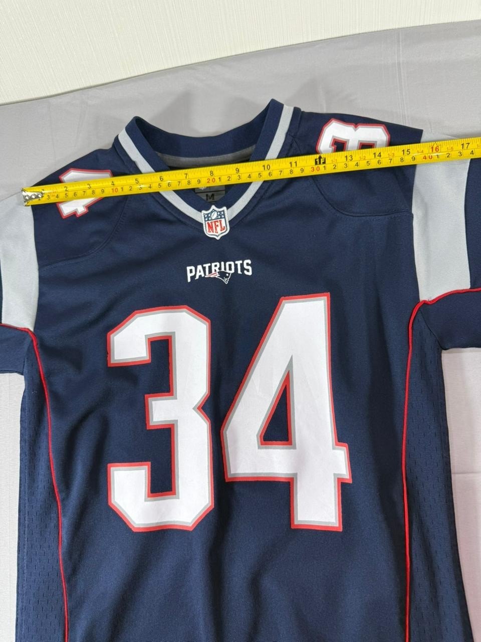 New England Patriots #34 Nike On Field NFL Football Jersey Navy Blue Youth