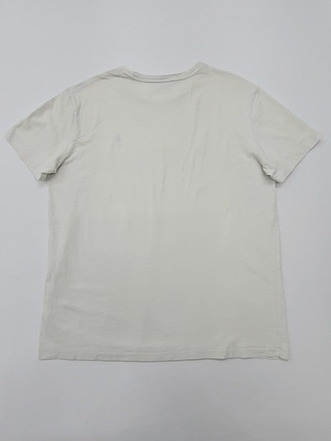 Polo Ralph Lauren Youth White T-Shirt – Size L, Logo, Crew Neck