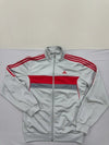 Adidas Men's White Jacket, Full Zip