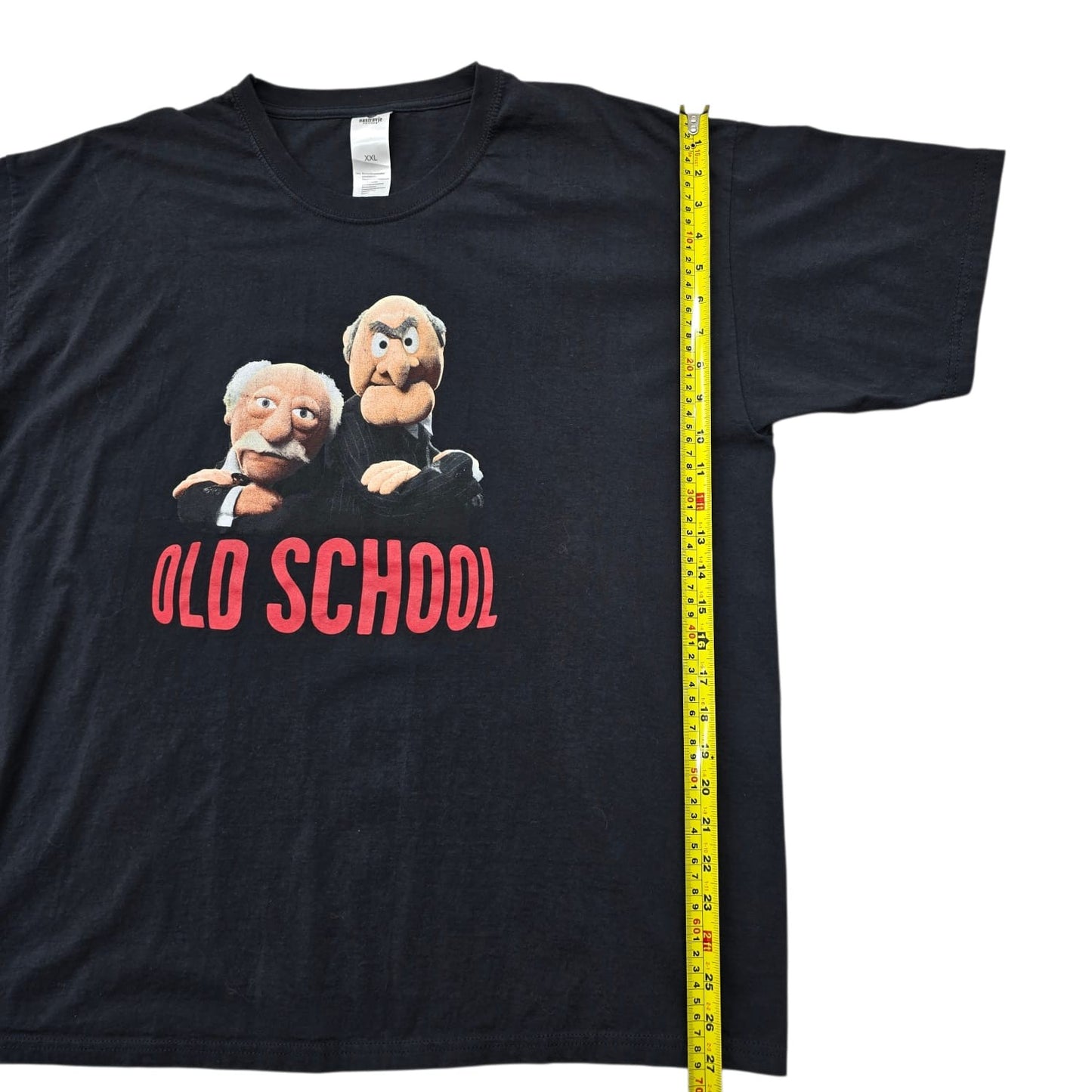 Nastrovje Potsdam Men's Black Muppets Waldorf Statler XXL Vintage T-Shirt