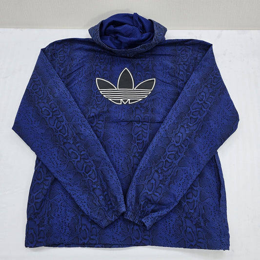 Adidas Men's Blue Jacket – Size M, Windbreaker