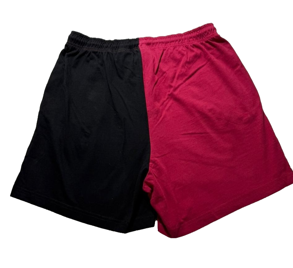 Chicago Bulls Shorts Men's Patches Logo Pro Standard Black Red | S