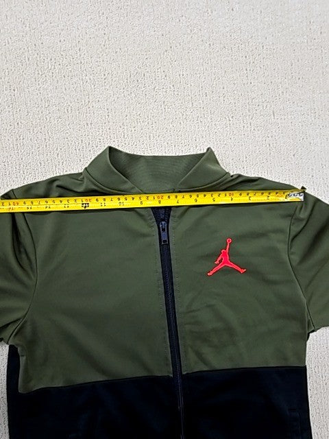 Jordan Boys XL Green/Navy Track Jacket Full Zip Jumpman Logo