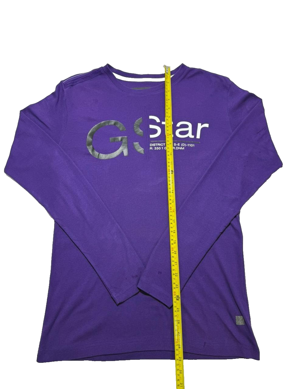 G-Star Raw Estes Violet Printed Men's T-Shirt - Size XL Slim Fit
