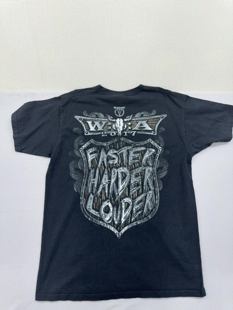Fruit of the Loom Unisex Black T-Shirt – Size L, Short Sleeve, Cotton – Ref 1A9B2