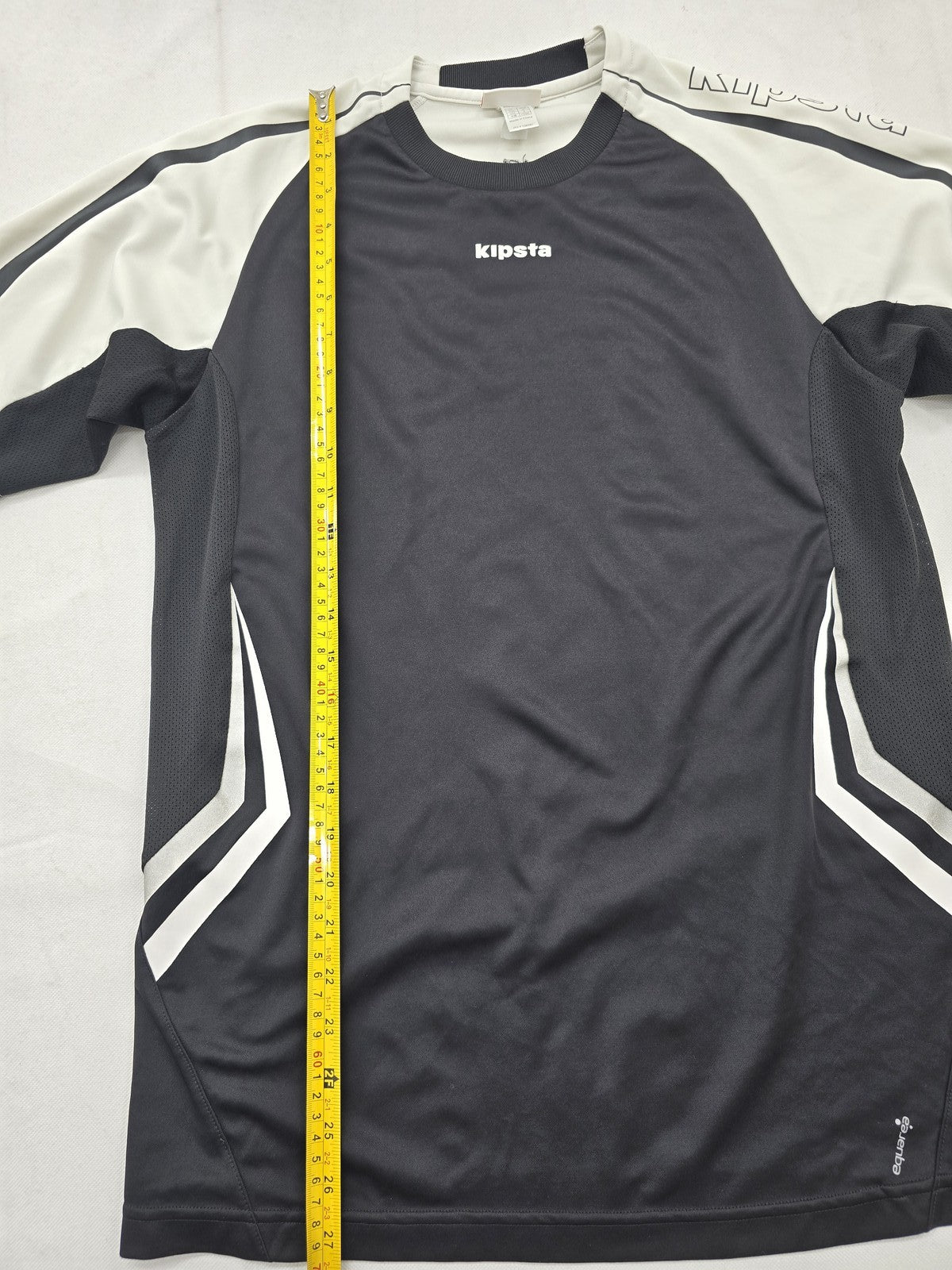 Kappa Men's Black White Sports Jersey M Short Sleeve Breathable