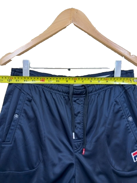 Fila Women's Navy Track Pants XL Elastic Waist Pockets