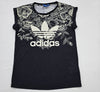 Adidas Women's Black Tank Top – Size L, Floral
