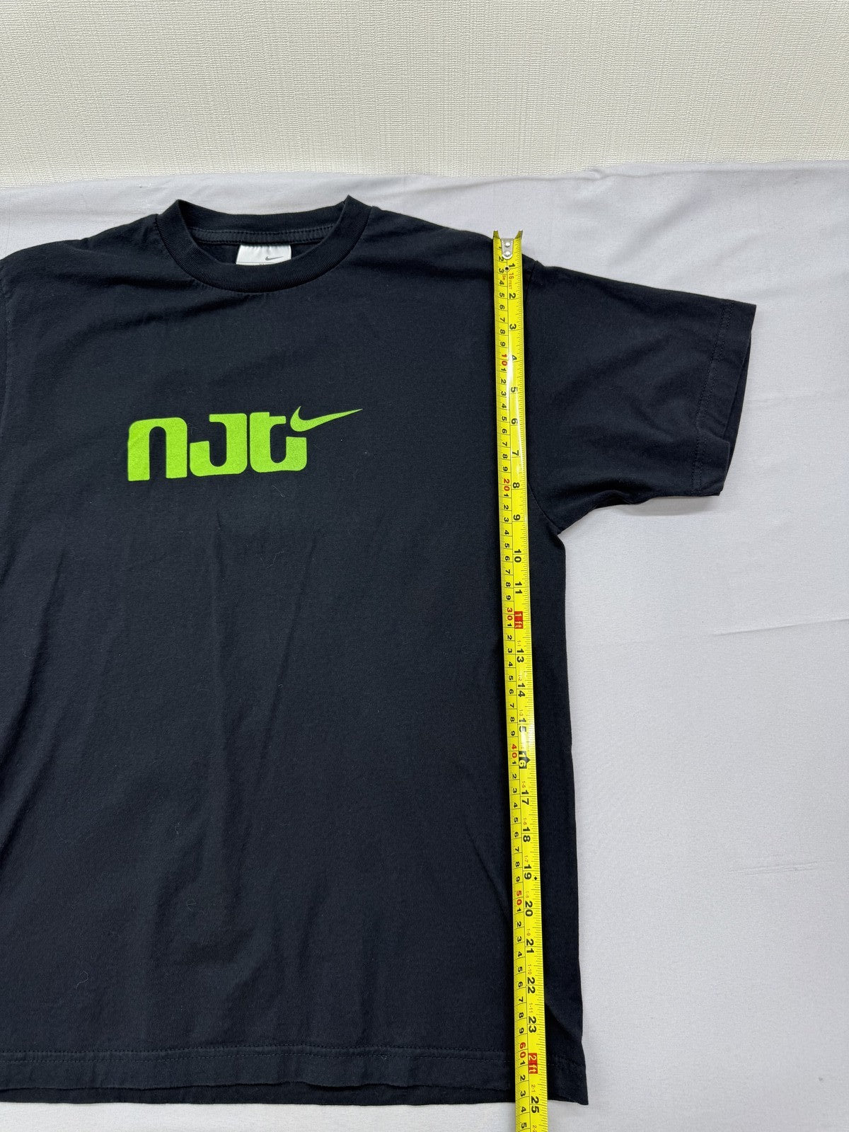 Nike NRG Logo Black Graphic T-Shirt XL Men Cotton Short Sleeve