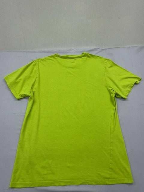 Kappa Men's Green T-Shirt – Size L, Large Print Crewneck large, Graphic