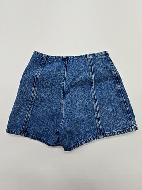 Stradivarius Women Blue Shorts size 6 product image 2