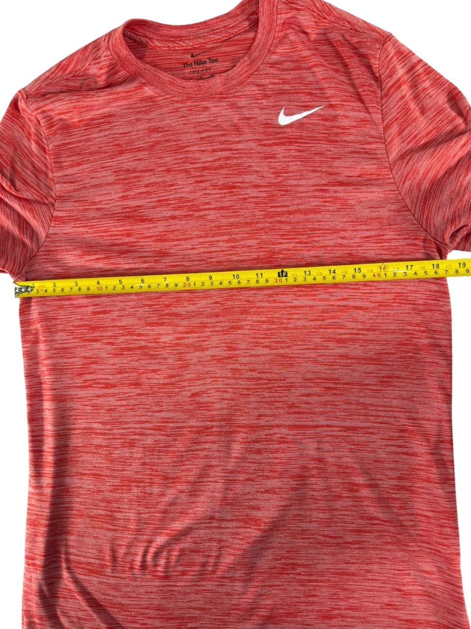 Nike Men's Dri Fit Athletic T-Shirt Red Short Sleeve Running Training Size Medium