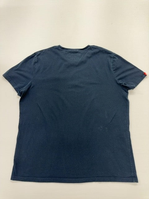 Superdry Men Navy T-Shirt size 3XL product image 2