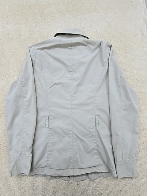 Vintage Fila Women's Gray Jacket – Size M, Windbreaker, Cotton