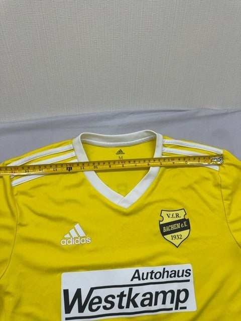 Adidas Men's Yellow AEROREADY V-Neck Jersey Size M