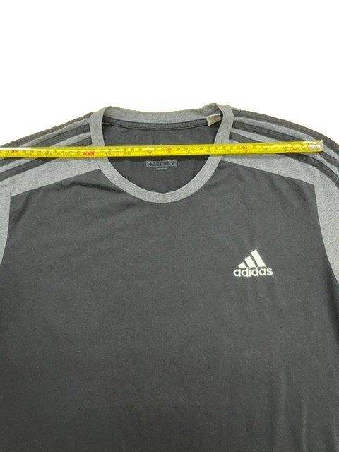 Adidas Men's Climacool Striped Tech T-Shirt L Grey AR9047