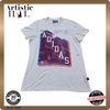 Adidas Originals Men's White T-Shirt – Size L, Print print Print One-off