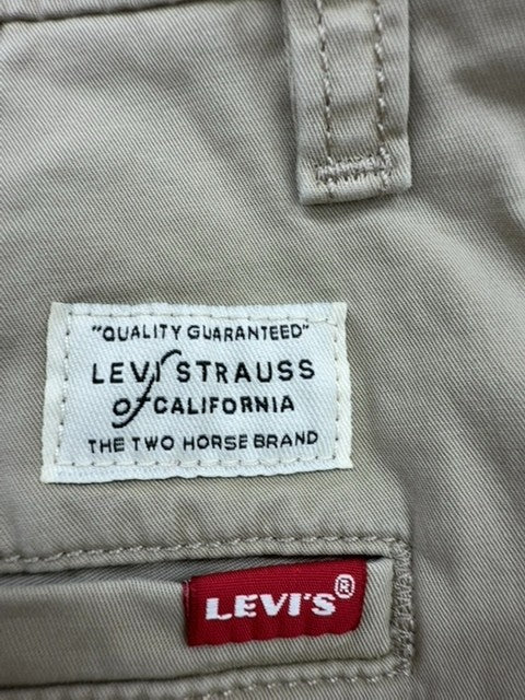 Levi's Men's Khaki Chino Shorts Cotton Relaxed Fit Summer New