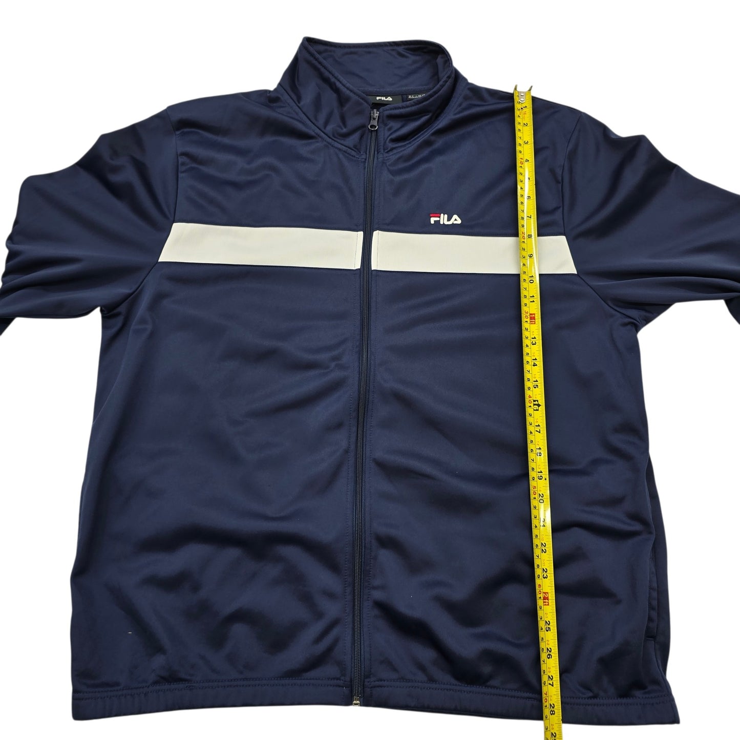 FILA Men's Settanta Navy Track Jacket Size XL Full Zip Vintage