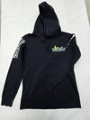 Russell Athletic Unisex Black Hoodie – Size L, Russell Fleece Print russell