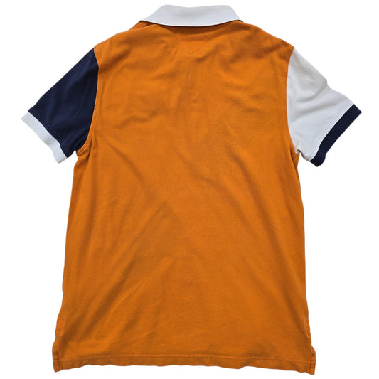 Tommy Hilfiger Men's Multicolor Polo Shirt – Size L, Colorblock