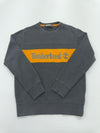 Timberland Youth Orange Hoodie – Size S, Striped, Pullover
