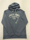 Jack & Jones Men Gray Hoodie size L product image 1