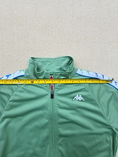 Kappa Artem 2 Track Jacket Men Medium Green Logo Tape