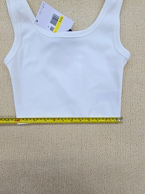 Jordan Women's White Flight Essentials Tank Top Size Small
