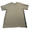 Nike Men's Beige T-Shirt – Size L, Short Sleeve, V-Neck
