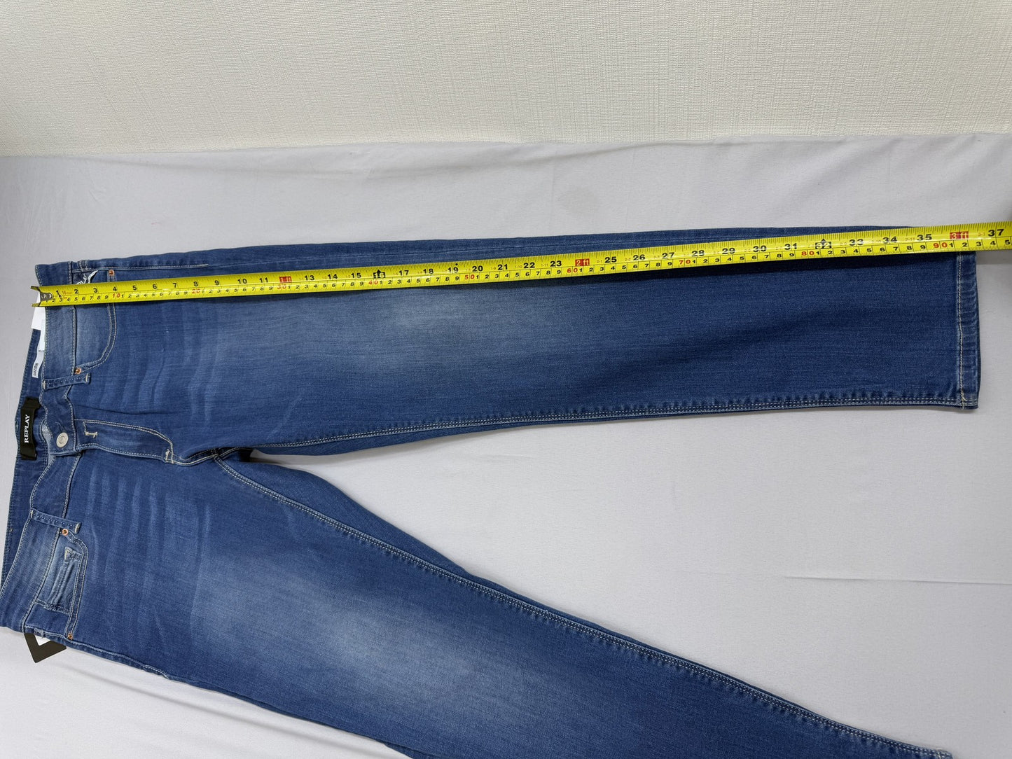 Replay Luz WHW689 Women's High Rise Skinny Jeans 32 Dark Stonewash