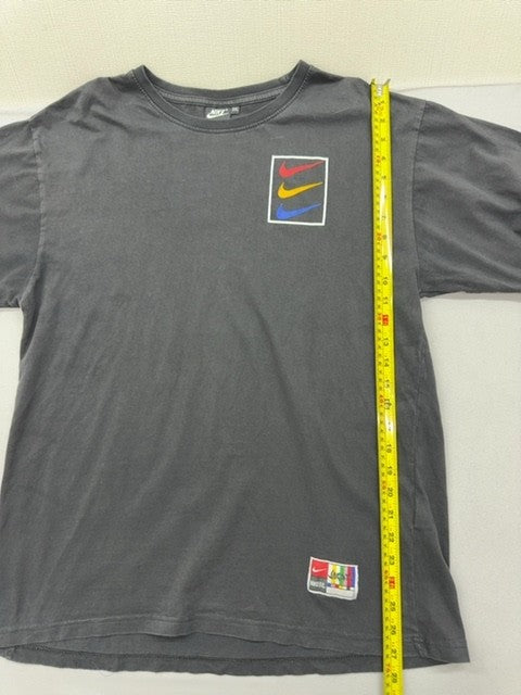 Nike Men's 3XL Black Cotton T-Shirt Short Sleeve Crewneck Japan