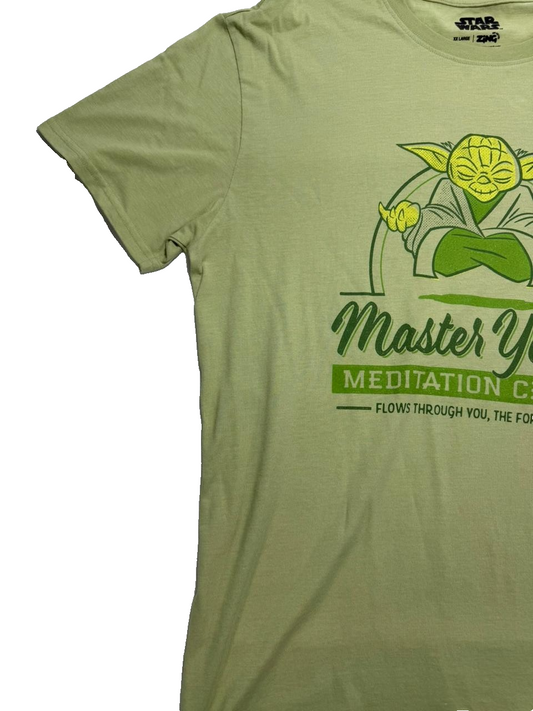 Star Wars Men's Green Shirt – Size XXL, Short Sleeve