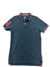 Superdry Men's Navy Polo Shirt – Size M, Short Sleeve – Ref 5216C