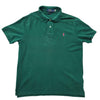 Polo Ralph Lauren Men's Green Polo Shirt – Size M, Slim Fit