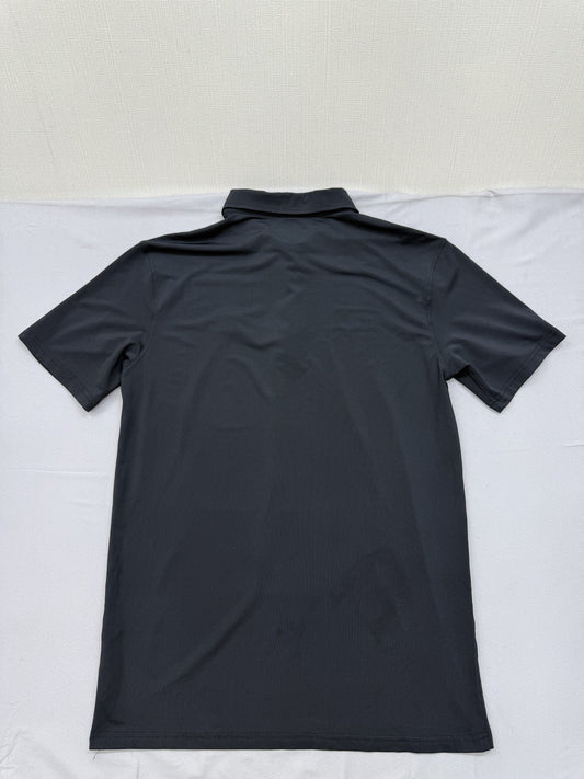 Nike Men's Black Polo Shirt – Size L, Short Sleeve – Ref C8877