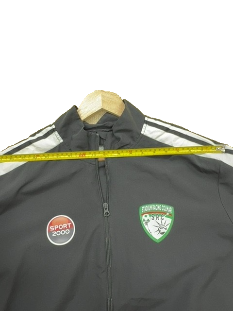 Adidas Men's Primegreen Navy Activewear Jacket XL 3-Stripes