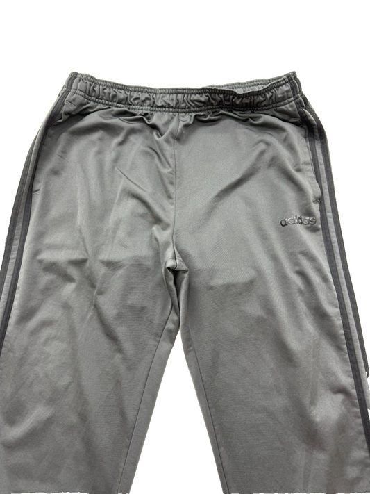 Adidas Men's Gray Track Pants – Size XL, Regular Fit