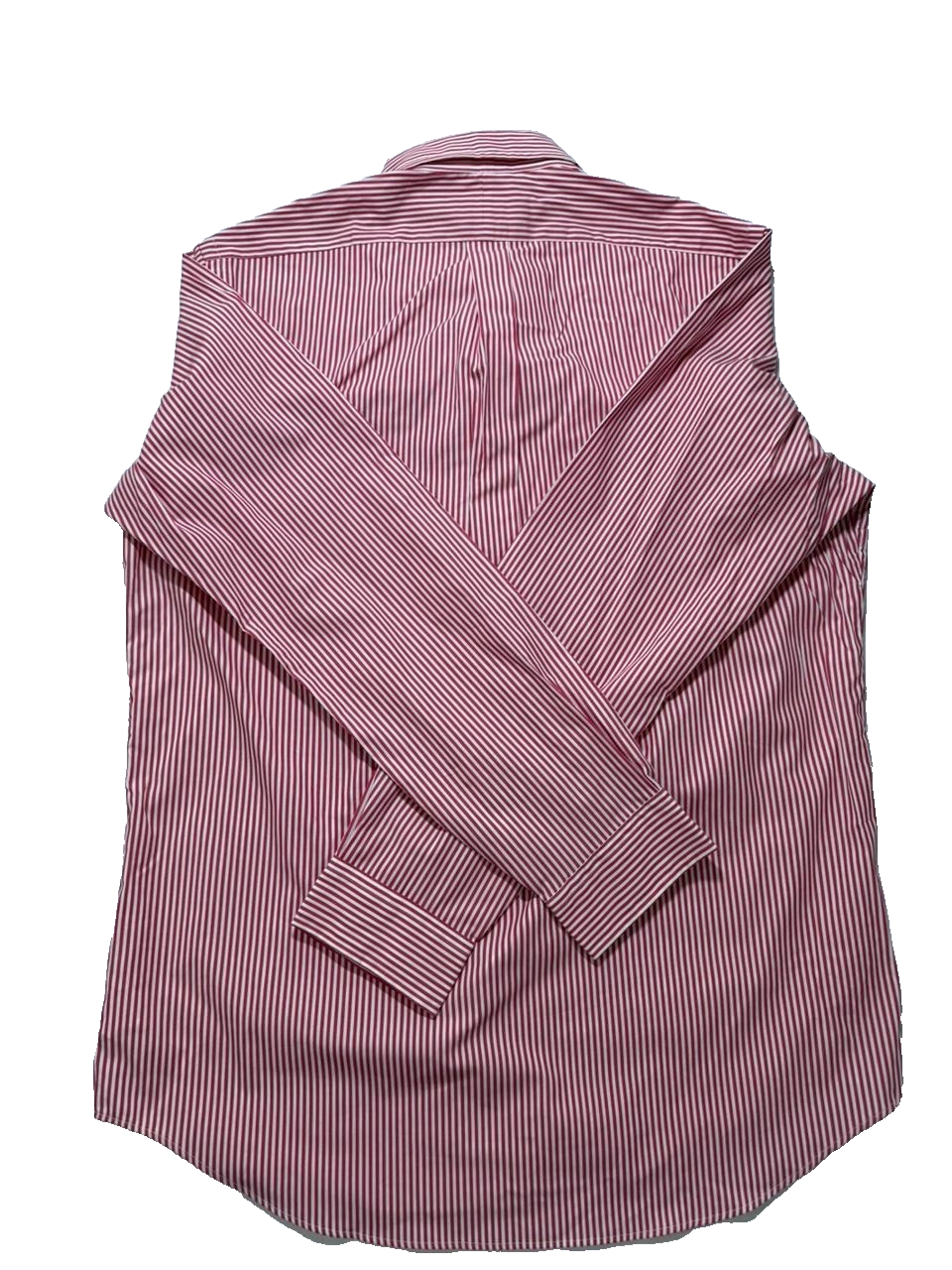 Ralph Lauren Men's Shirt Size L Red White Stripe Button Down Long Sleeve Classic