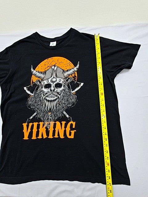B&C Collection Men's Black Viking T-Shirt XL E150 Regular Fit