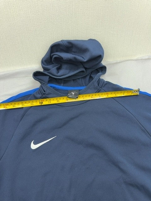 Nike Men's Dri-FIT Blue Pullover Hoodie Size M Training