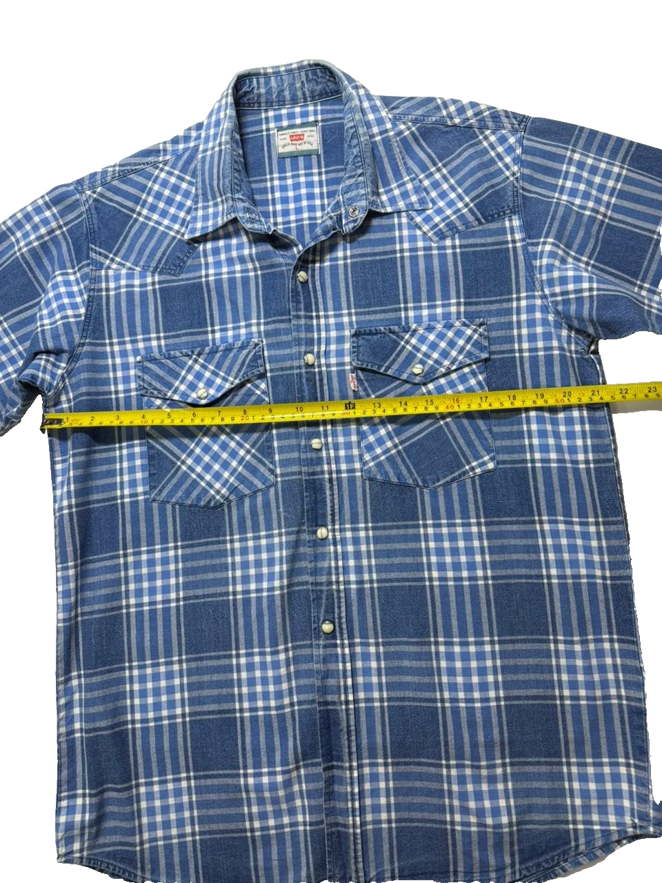 Levi's Shirt Men's Long Sleeve Plaid Button | L