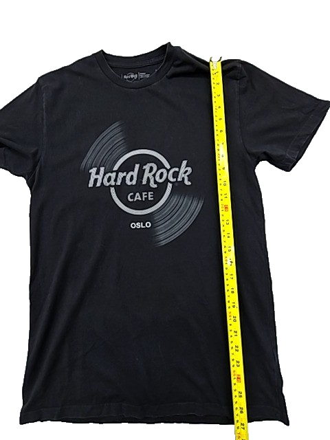 Hard Rock Unisex Black Cotton T-Shirt Size Medium Crewneck