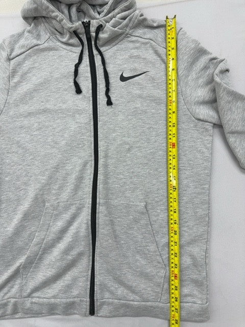 Nike Men's L Gray Pullover Hoodie Dri-FIT Long Sleeve L
